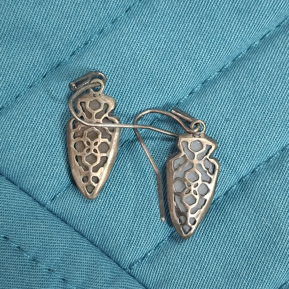 Kendra Scott Drusy Arrowhead Earrings
